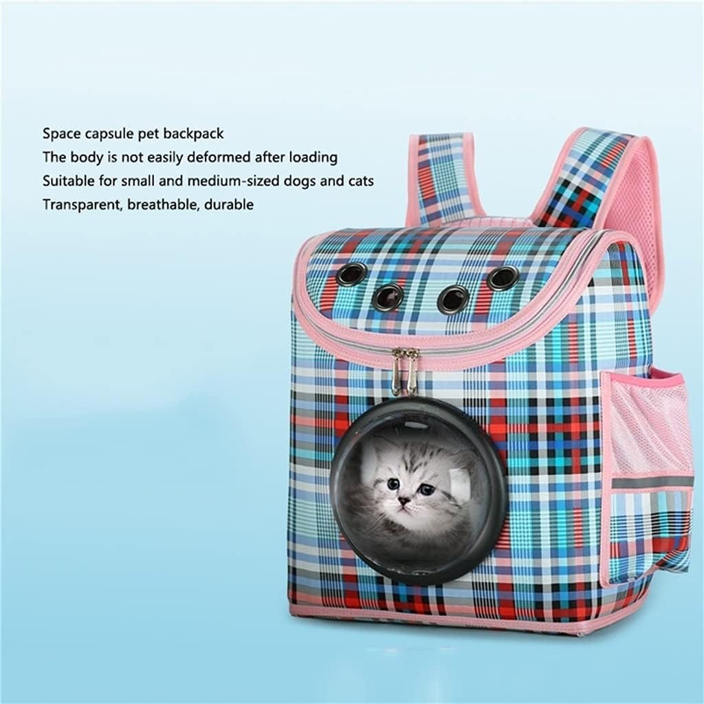 Pet Carrier Pet Backpack Creativity Breathable Space Capsule Cat Dog Carrier Travel Bag Pet Product Outdoor Travel Small Animals Travel Bag (Color : Black)