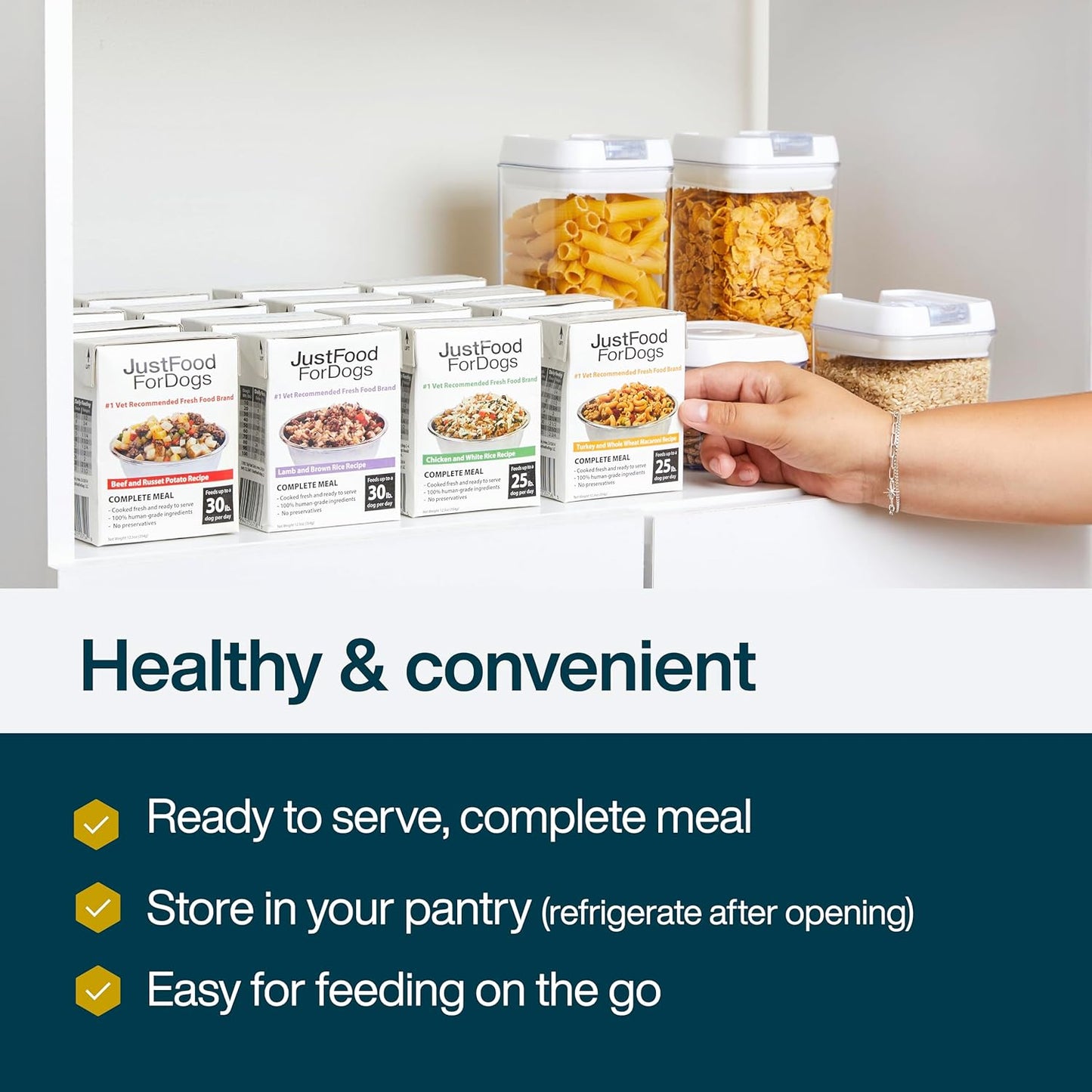 Pantry Fresh Beef & Russet Potato Wet Dog Food - Gourmet Human-Grade Complete Meal or Topper - (12.5 oz, Pack of 6)