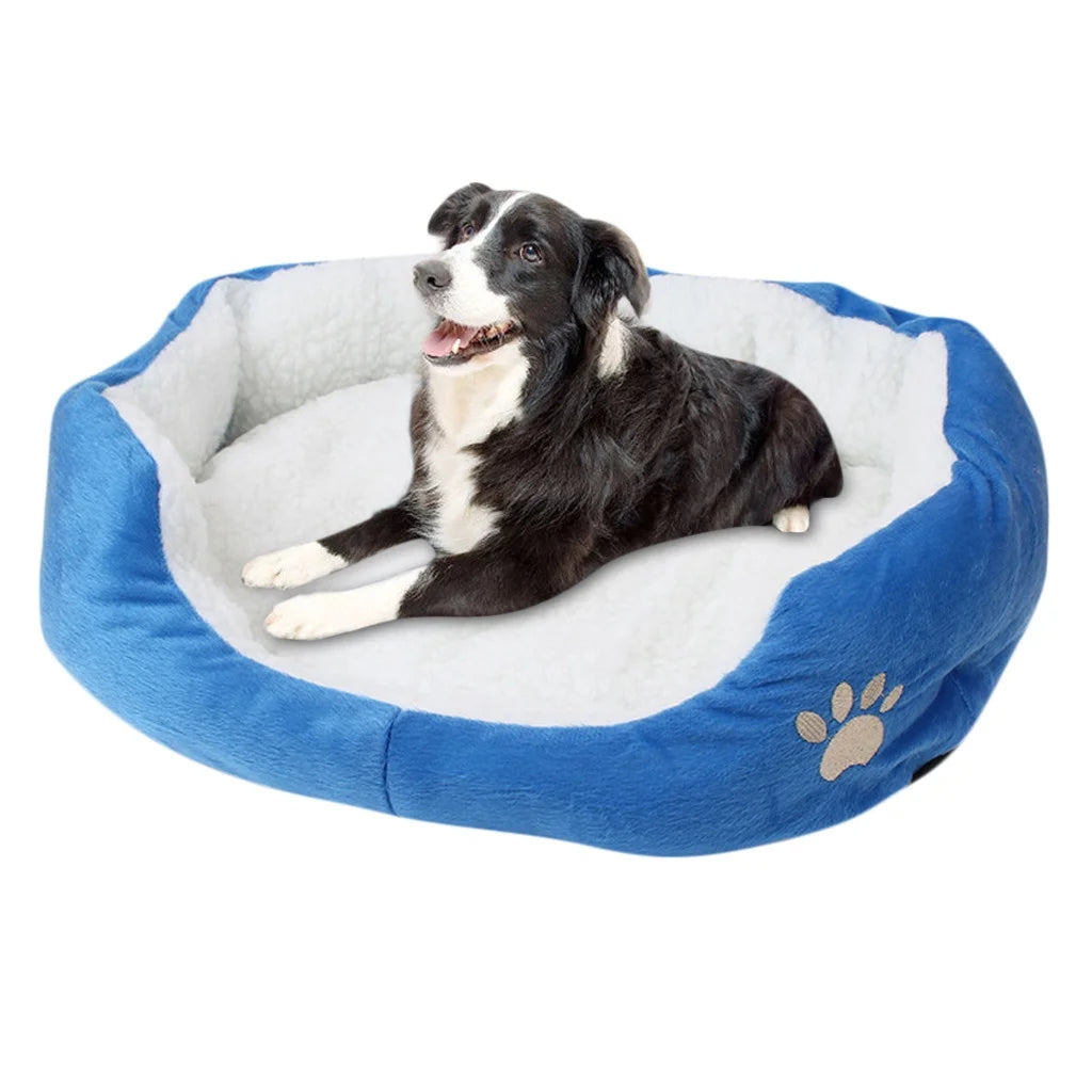 Sales Clearance Pet Bed, Self-Warming Indoor Puppy Cushion Doghouse Soft Fleece Pet Dog Cat Bed Indoor Pillow Cuddler for Small Dogs and Cats (19.68*15.75In)