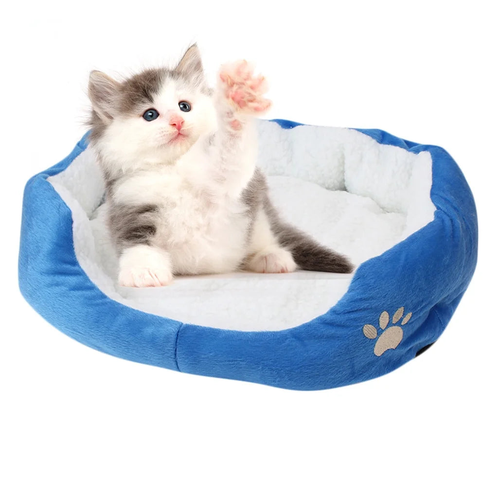 Sales Clearance Pet Bed, Self-Warming Indoor Puppy Cushion Doghouse Soft Fleece Pet Dog Cat Bed Indoor Pillow Cuddler for Small Dogs and Cats (19.68*15.75In)