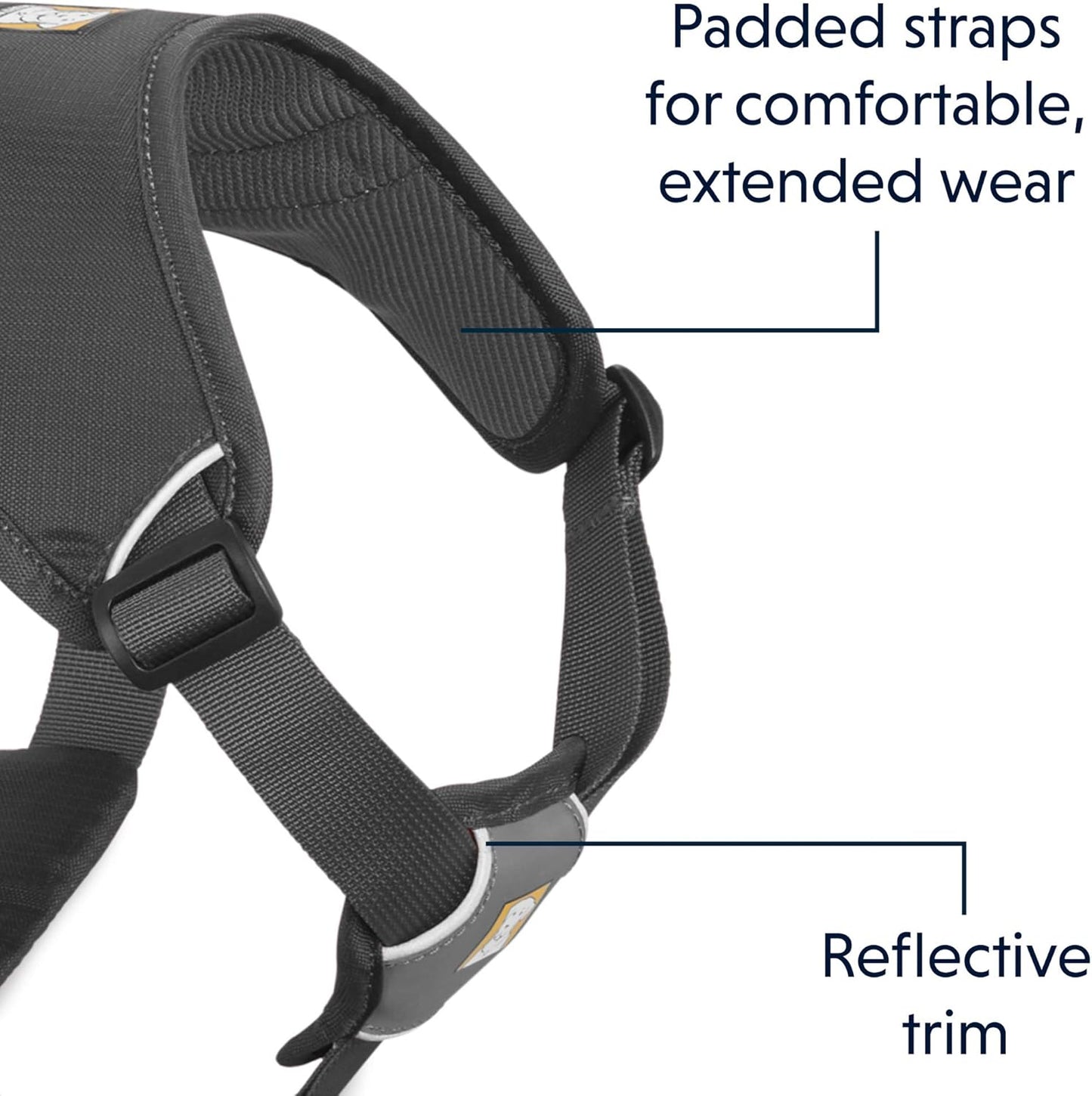 , Web Master, Multi-Use Support Dog Harness, Hiking and Trail Running, Service and Working, Everyday Wear, Twilight Gray, X-Small
