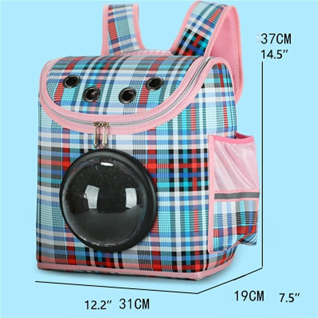 Pet Carrier Pet Backpack Creativity Breathable Space Capsule Cat Dog Carrier Travel Bag Pet Product Outdoor Travel Small Animals Travel Bag (Color : Black)