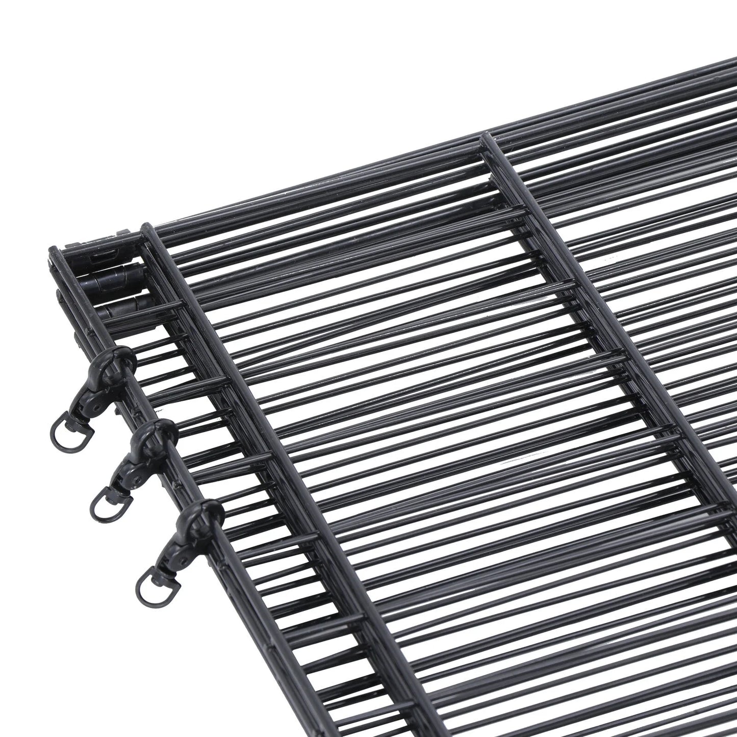 36 Inch 8 Panels Indoor Outdoor Dog Playpen Large Crate Fence Pet Play Pen Exercise Cage