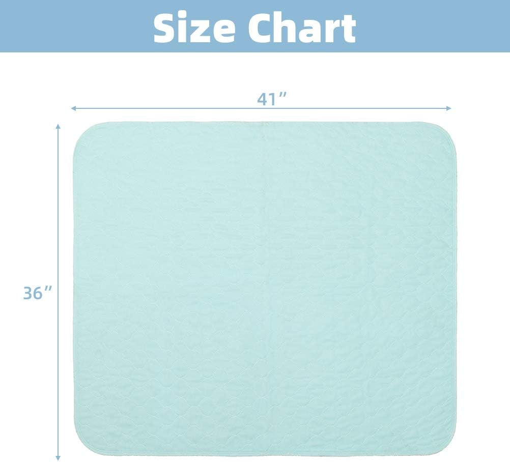 Washable Pee Pads for Dogs - Waterproof Dog Mat Non-Slip Puppy Potty Training Pads, Reusable Whelping Pads for Dog Crate Playpen