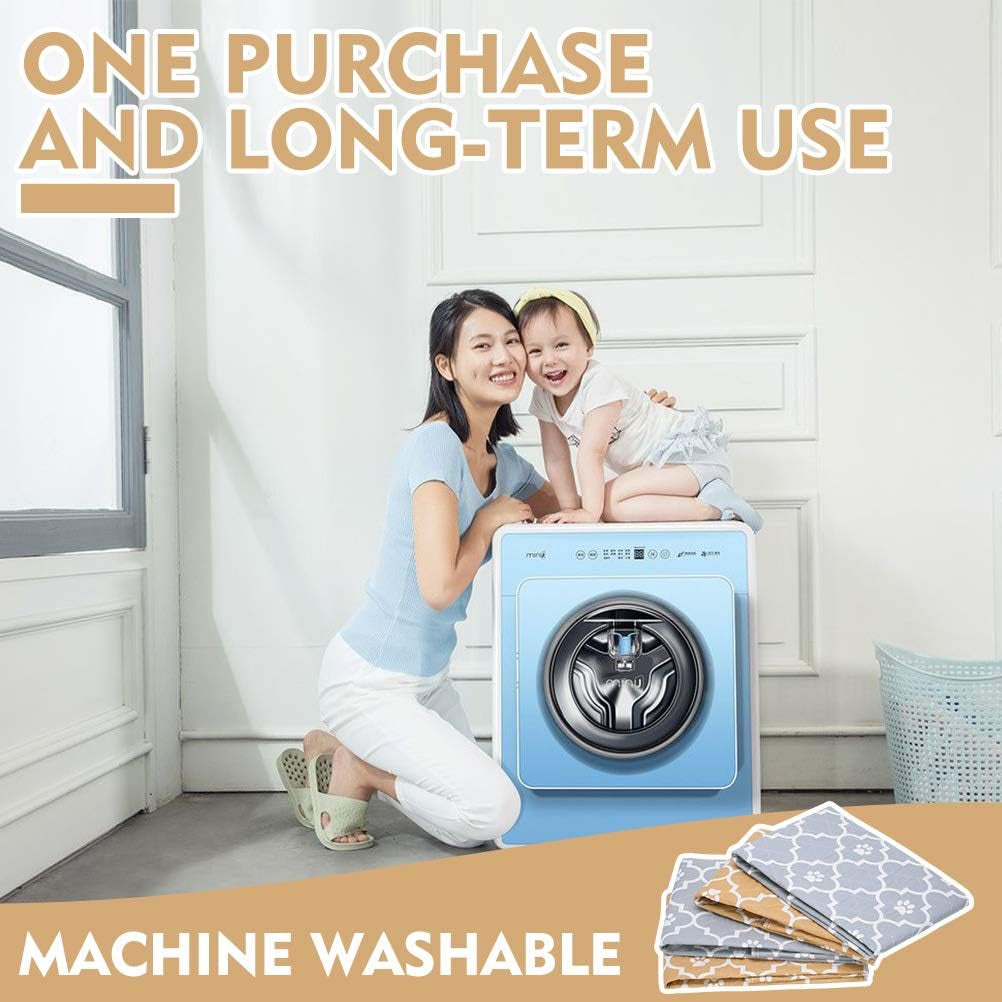 Washable Pee Pads for Dogs, 4 Packs Super Absorbent Leakproof & Non-Slip Dog Pee Pad Large, Reusable Puppy Training Pads Waterproof, Pet Mat Rug for Whelping,Floor,Crate Cats Animals, 24"X36"