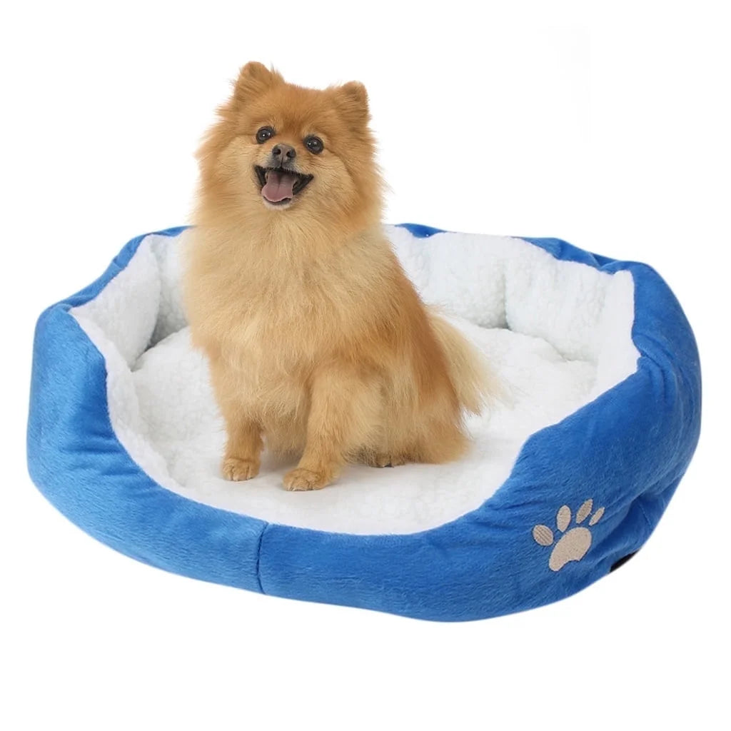 Sales Clearance Pet Bed, Self-Warming Indoor Puppy Cushion Doghouse Soft Fleece Pet Dog Cat Bed Indoor Pillow Cuddler for Small Dogs and Cats (19.68*15.75In)