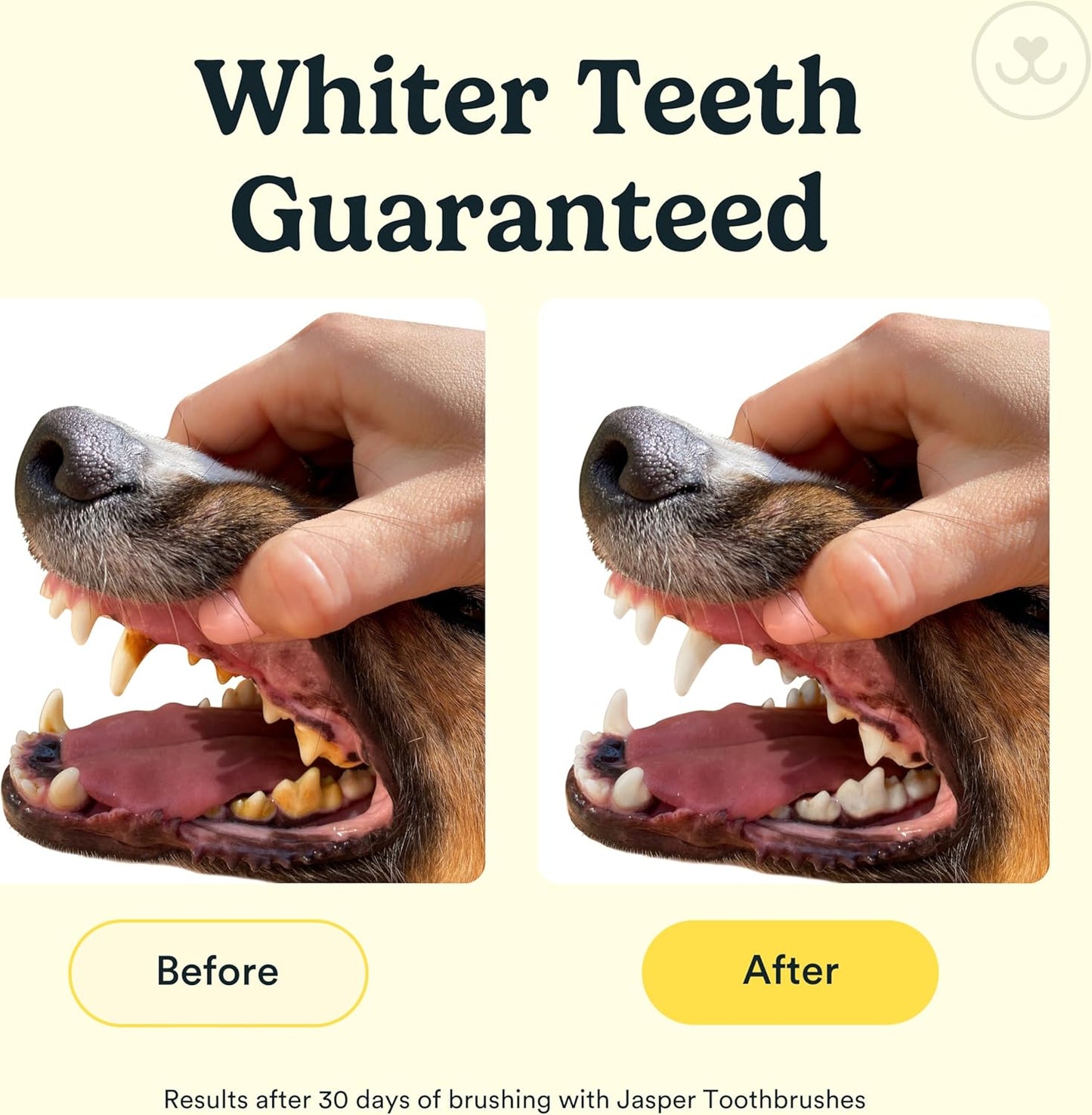 Dog Toothbrush, 360º Dog Tooth Brushing Kit, Cat Toothbrush, Dog Teeth Cleaning, Dog Finger Toothbrush, Dog Tooth Brush for Small & Large Pets, Dog Toothpaste Not Included, 4-Pack Blue