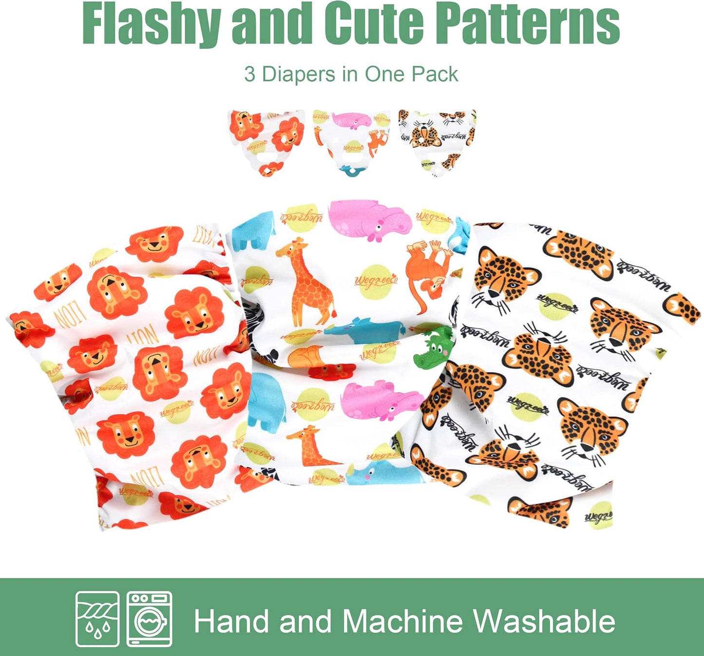 Washable Male Dog Belly Band (Stylish Pattern)- Pack of 3 - Washable Male Dog Belly Wrap, Dog Diapers Male (XS, Magic)