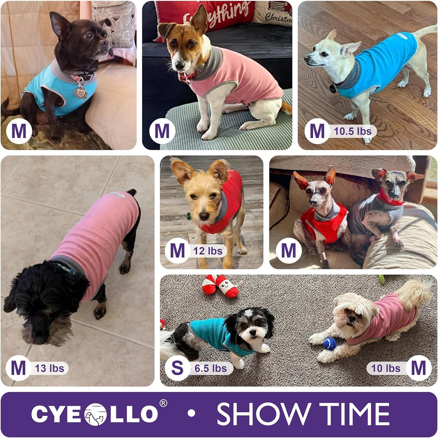 Cozy & Stylish 2-Pack Reflective Fleece Dog Sweaters - Stretchy Pullovers for Small Dogs & Cats in Grey & Red