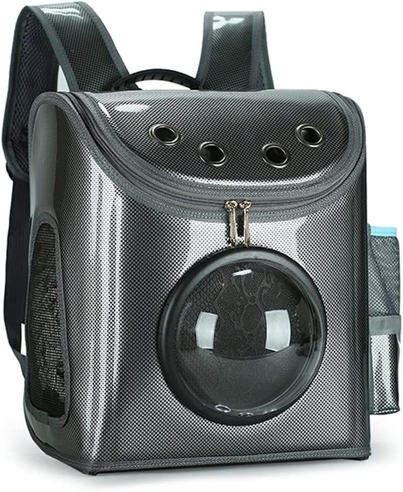 Pet Carrier Pet Backpack Creativity Breathable Space Capsule Cat Dog Carrier Travel Bag Pet Product Outdoor Travel Small Animals Travel Bag (Color : Black)