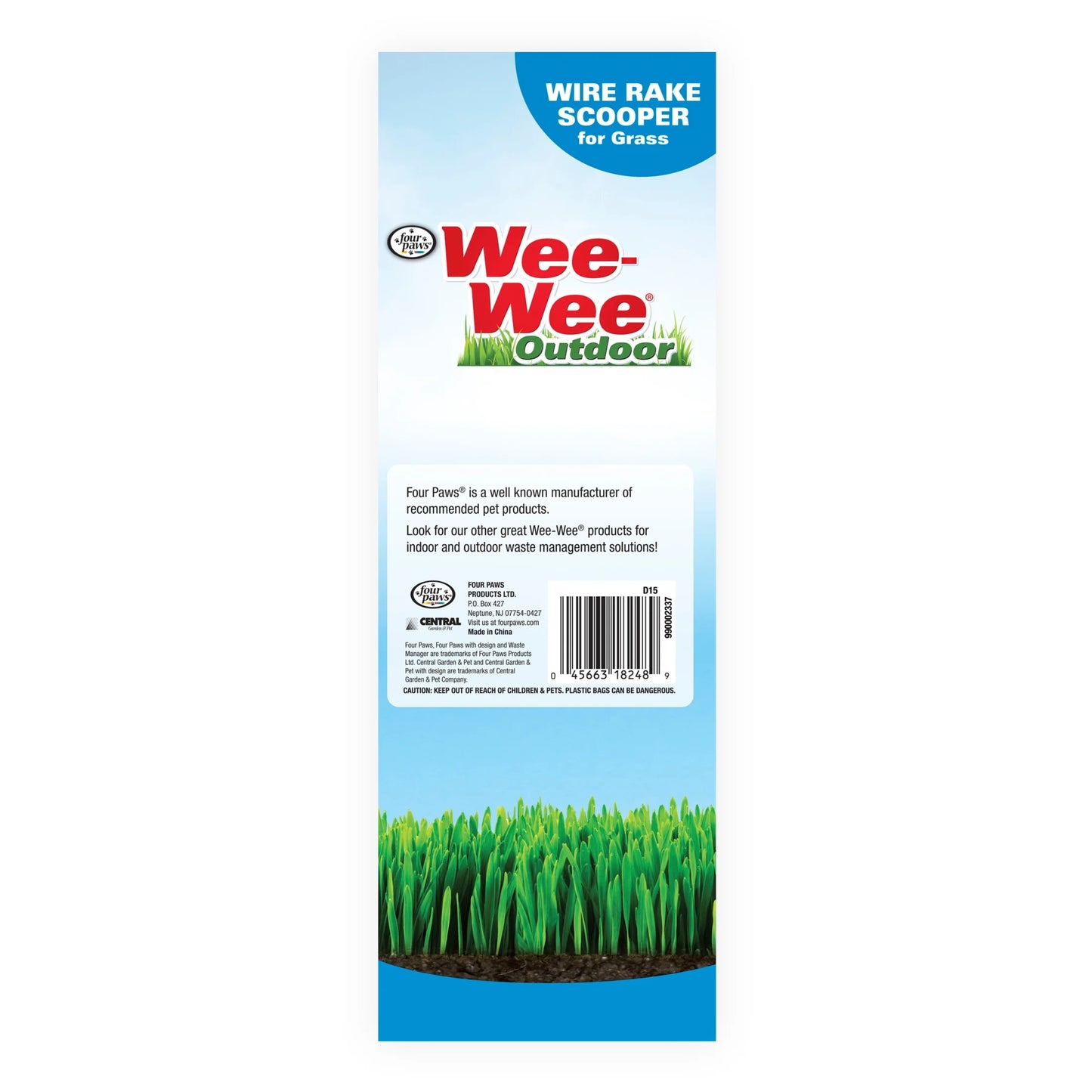 Wee-Wee® Wire Rake Dog Pooper Scooper for Grass Small (1 Count)