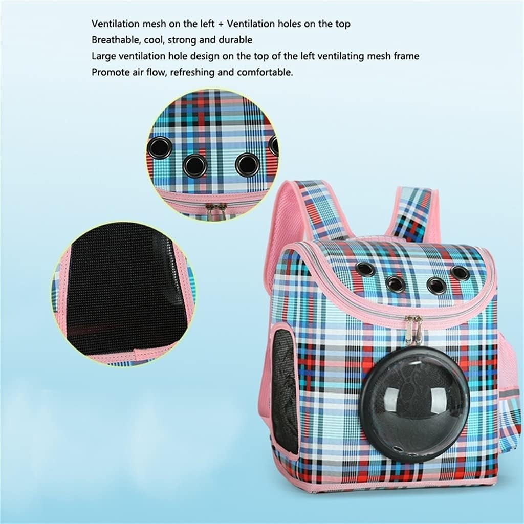 Pet Carrier Pet Backpack Creativity Breathable Space Capsule Cat Dog Carrier Travel Bag Pet Product Outdoor Travel Small Animals Travel Bag (Color : Black)