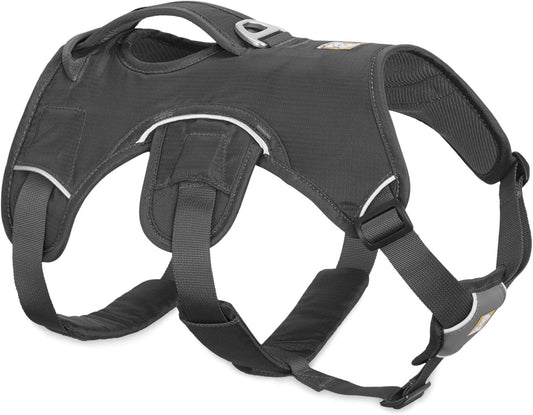 , Web Master, Multi-Use Support Dog Harness, Hiking and Trail Running, Service and Working, Everyday Wear, Twilight Gray, X-Small