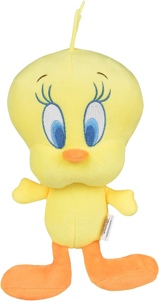 Warner Brothers- Tweety Plush Figure Dog Toy | 12 Inch Yellow Tweety Bird Squeaky Plush Toy for Dogs | Soft and Cute Squeaky Dog Toys for All Dogs, Stuffed Animals for Dogs (FF15212)