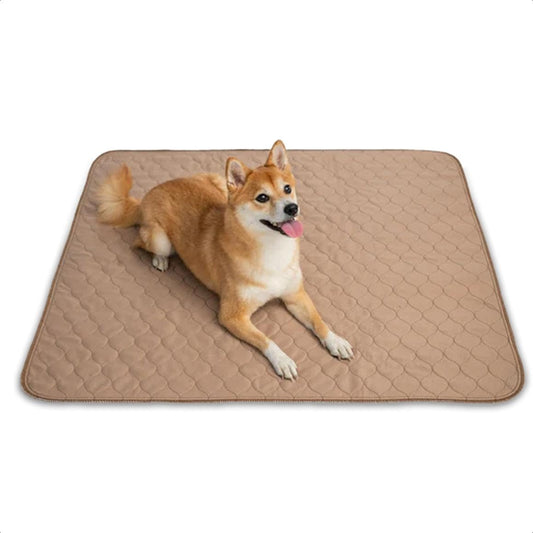 Washable Pee Pads for Dogs - Waterproof Training Pads for Dogs, Reusable & Sanitary, Rounded Corners, Laminated, Lightweight, Durable, Pet Essentials for Training and Whelping, 47" X 47"