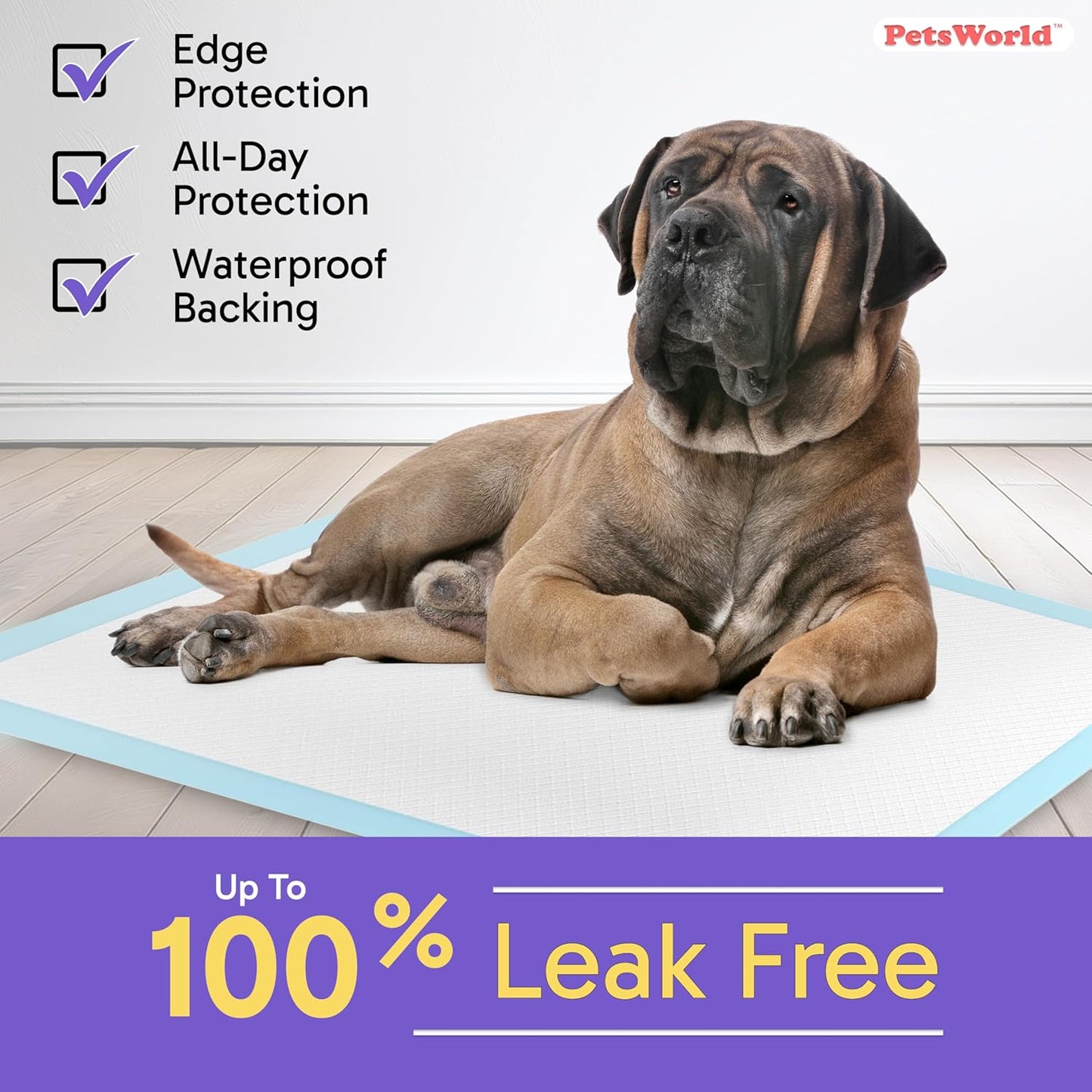 2XL Puppy Pads, 28X44 Inch, 50 Count| Ultra-Absorbent, Leak-Proof Dog Pee Pads for Potty Training