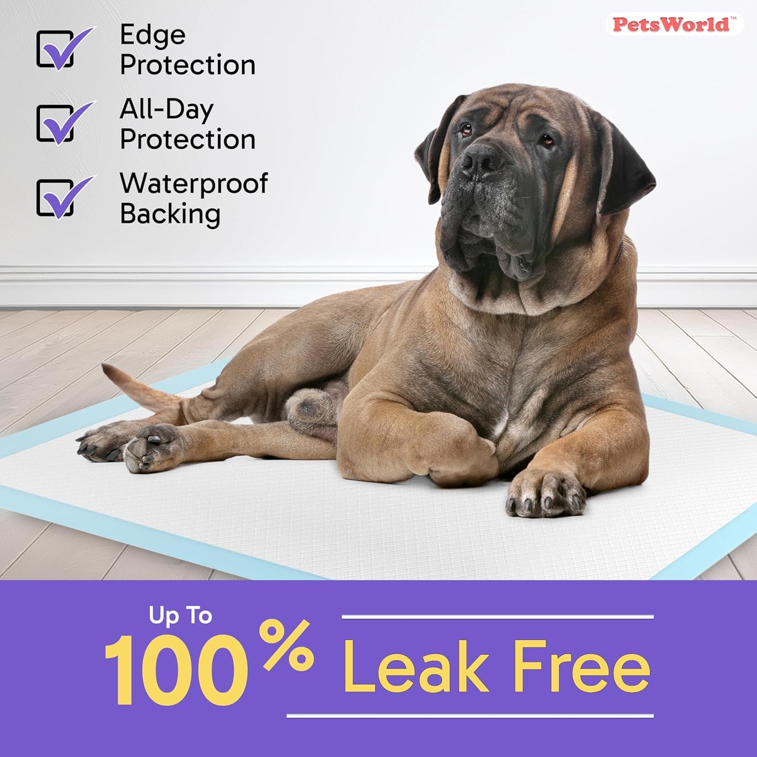 2XL Puppy Pads, 28X44 Inch, 50 Count| Ultra-Absorbent, Leak-Proof Dog Pee Pads for Potty Training