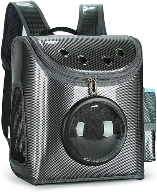 Pet Carrier Pet Backpack Creativity Breathable Space Capsule Cat Dog Carrier Travel Bag Pet Product Outdoor Travel Small Animals Travel Bag (Color : Black)