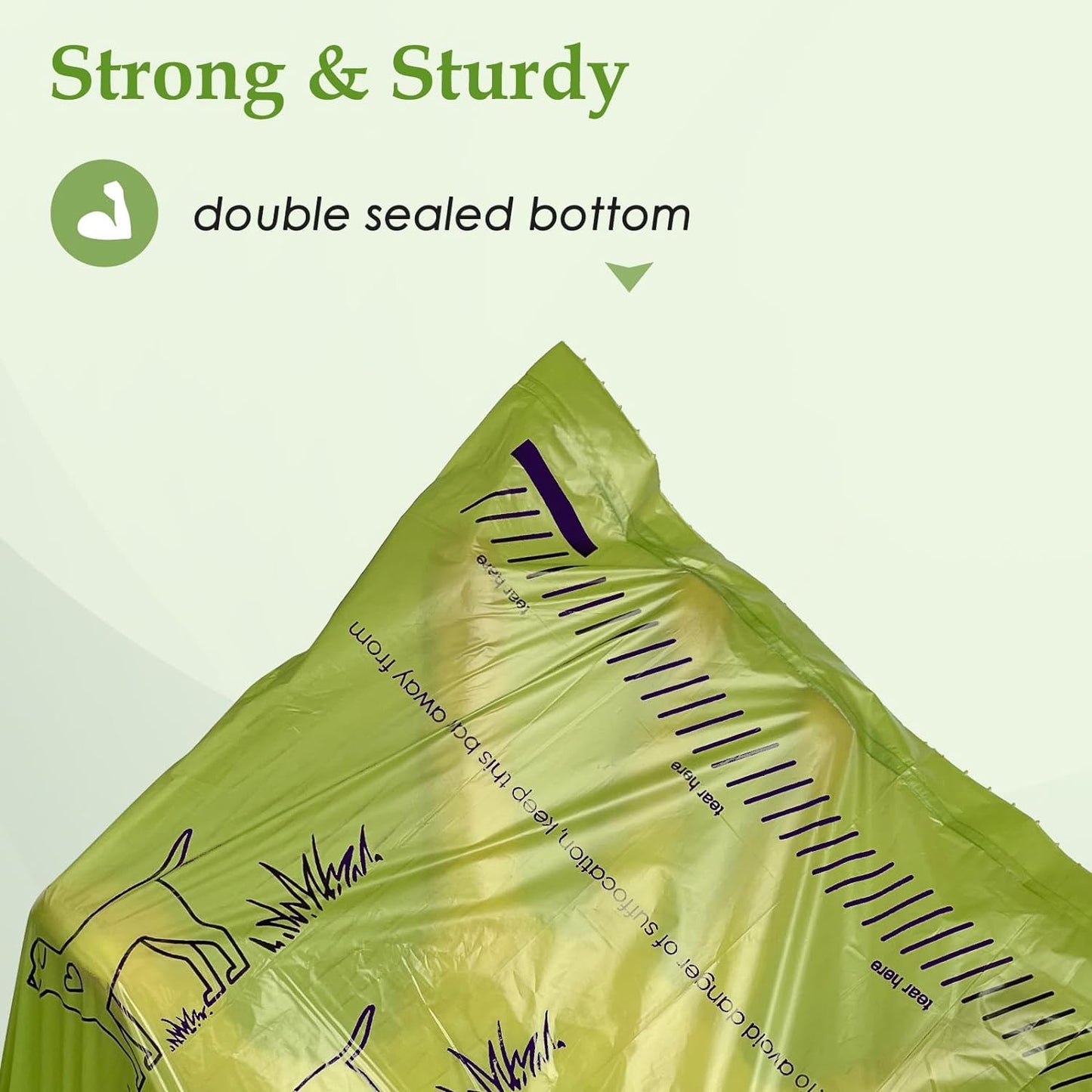 240 Count 13” X 9”Dog Poop Bags Rolls, Leakproof Strong & Sturdy Waste Bags for Doggie Cat Pet